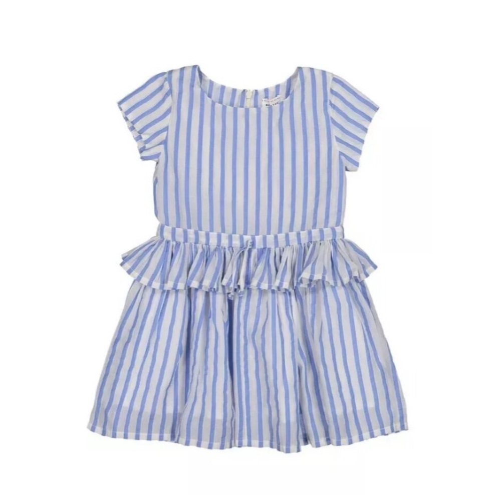 Morley Pacific Blue Stripe Hannah Dress Sz 12